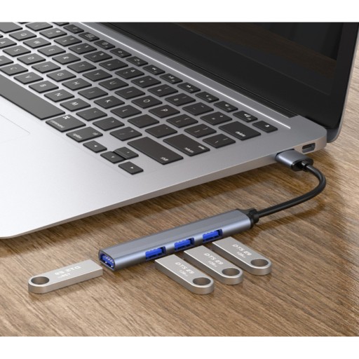 Rozbočovač USB rozbočovača Adaptér USB Port Station Rozbočovač x 4 tenký