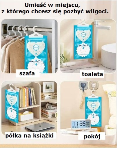 ABSORPTOR VLHKOSTI, ODVLHČOVAČ VZDUCHU, DO DOMÁCEHO KÚPEĽŇOVÉHO ŠATNÍKA S VEŠIAKOM