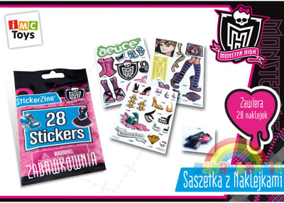 Monster High Sticker Bag 28 nálepiek