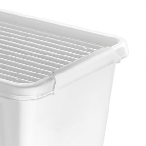 ORGANIZÁTOR KONTAJNER S VÍKOM 8 L BIELY