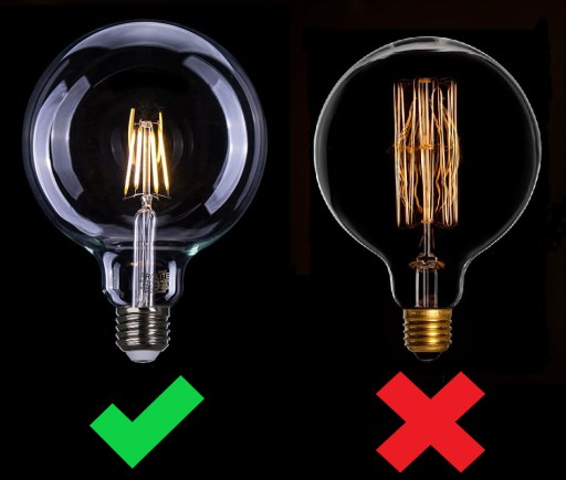 DEKORAČNÁ ŽIAROVKA G45 FILAMENT LED EDISON 4W E27