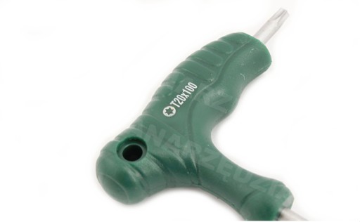 TORX T20 TORX UHLOVÝ KĽÚČ S OTVOROM JONNESWAY