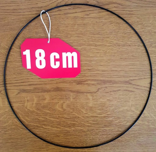 Prsteň lapač snov, ČIERNA, 18 cm