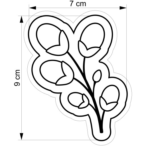 VEĽKONOČNÁ formička Vykrajovač na perníčky EASTER Cats Base 9cm