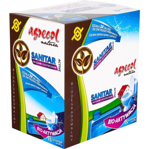 SANITÁRNA PRÍPRAVA. PRE septik, VRECKÁ 15X 25G
