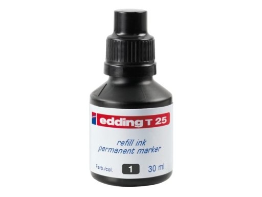 MARKER REFILL INK 30ml edding čierny