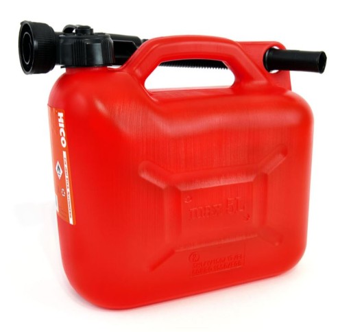 HICO PLASTOVÁ KANISTRA PALIVA + 5L lievik