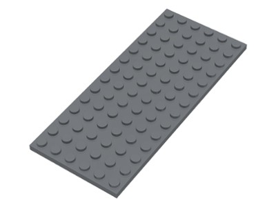 LEGO 3456 PLATE 6x14 tmavosivá DBG NOVINKA (11g)