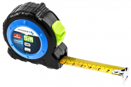 MEASURE vysúvacia meracia páska OCEL profi zámok 19mm HOEGERT 5m