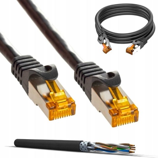 LAN ETHERNET RJ45 SFTP CAT6a LAN KÁBEL 1,5M