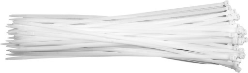 Sťahovacie pásky 7,6x300mm Ø80mm YATO WHITE plastové sťahovacie pásky 50ks