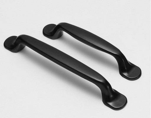 Nábytková úchytka CLASSIC PAWKA BLACK 160mm Čierne kuchynské úchytky