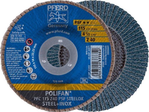 PFERD PFC 115 SO 40 PSF STEELOX