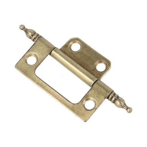 RETRO opletený nábytkový pánt 80mm staré zlato