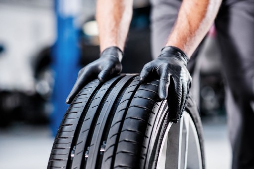 Dielenské rukavice nitrilové rukavice STRONG THICK GOGRIP BLACK 4 ks.