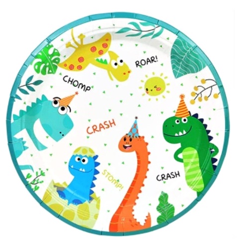 NARODENINOVÉ DINOSAURY PAPIEROVÉ TANIERE 6KS 18CM