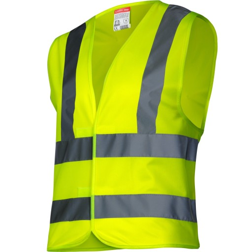 LAHTI PRO Žltá reflexná vesta L41322 XL