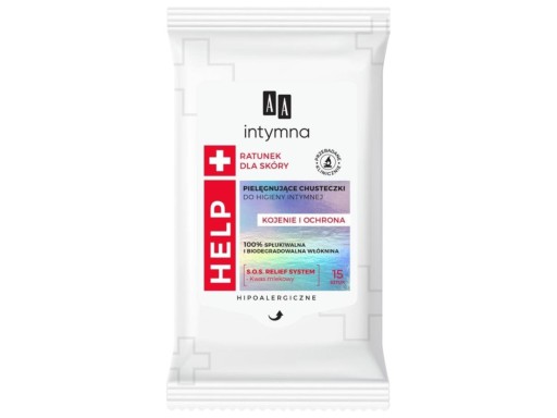 AA obrúsky Intimate Care Help na intímnu hygienu, 1 balenie - 15 ks