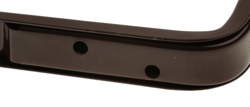 Vystužený uholník police 190x250 hnedý lakovaný