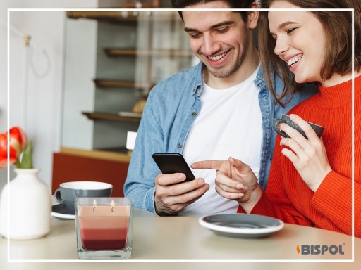 Bispol Trojfarebná vonná sviečka Apple - Cinnamon snk80-87 Aura