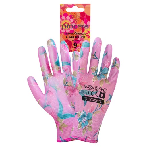 OCHRANNÉ RUKAVICE S PU POVLAKOM X-COLOR veľkosť 9