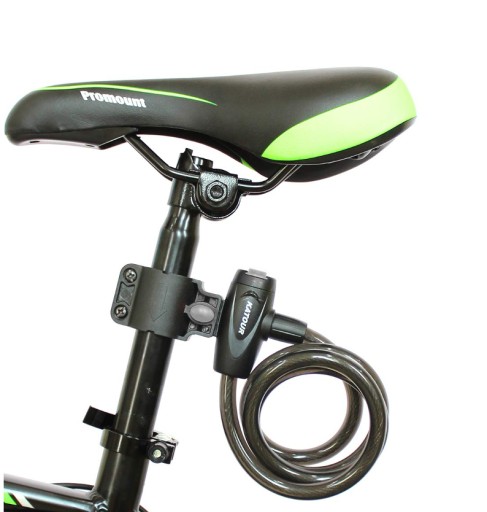 Zámok na bicykel s kľúčom 12x1200mm (60)