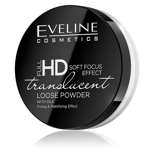 EVELINE COSMETICS Full HD Soft Focus sypký púder na tvár s hodvábom 6g