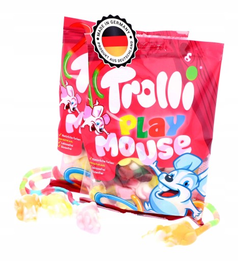 TROLLI Miszki ovocné gumové myši 150g DE
