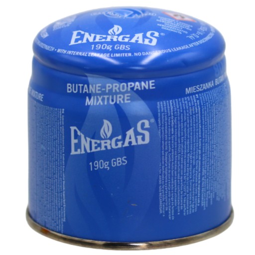 Plynová kartuša do horáka na propán/butánový sporák 190g. prepichnutý EnerGas