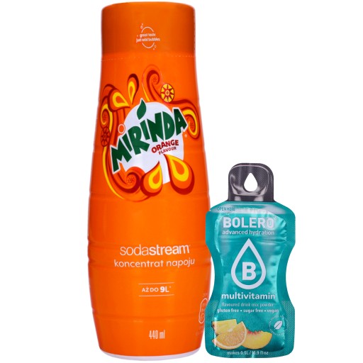 Mirinda SodaStream sirupový koncentrát pre Bolero Multivitamín 3g karbonizátor