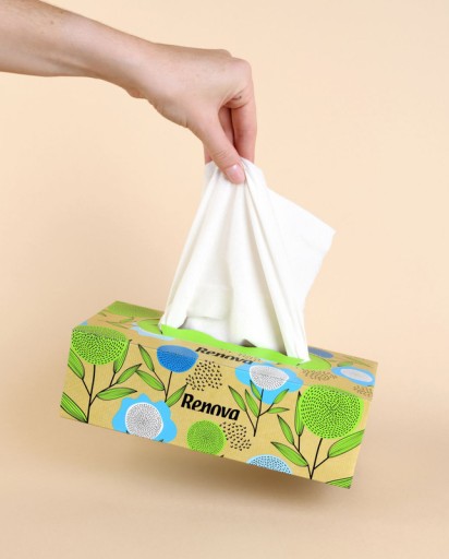 RECYKLOVANÉ utierky Renova 72 kusov