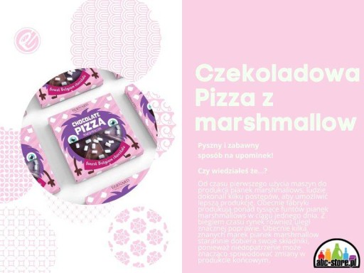 Čokoládová pizza Marshmallow čokoládová pizza s marshmallows 105g