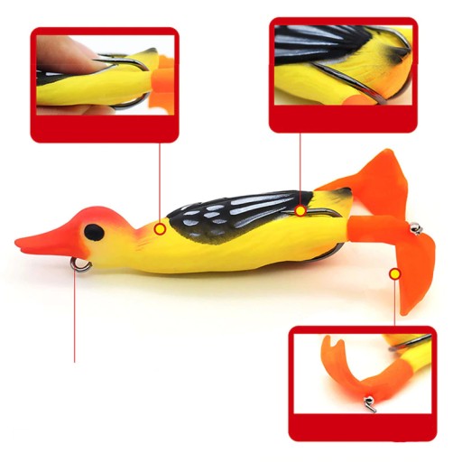 DUCK Wobler PLÁVAJÚCI SUMEC ŠŤUKA ZANDER F153b