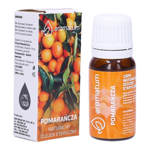 Pomarančový prírodný esenciálny olej 12 ml