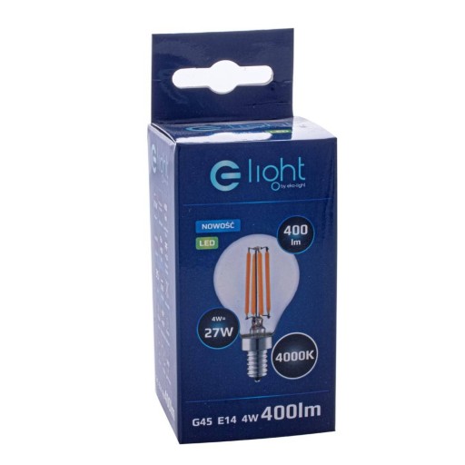 Edison Loft LED dekoratívna žiarovka 4W G45 E14 4000K