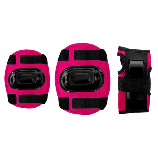 Chrániče na kolieskové korčule PINK SOLID NILS M Set