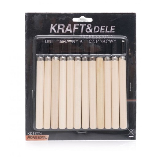 Kraft Dele KD11774 Sekáče rezbárske 12 ks.
