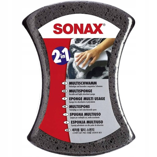 SONAX univerzálna špongia, obojstranná, drsná/hladká