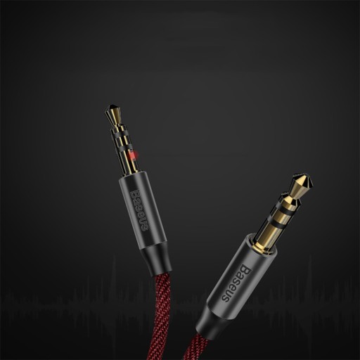 BASEUS YIVEN SILNÝ ZVUKOVÝ KÁBEL MINI-JACK JACK-JACK 3,5MM AUX ZÁSTRČKA 100CM 1M
