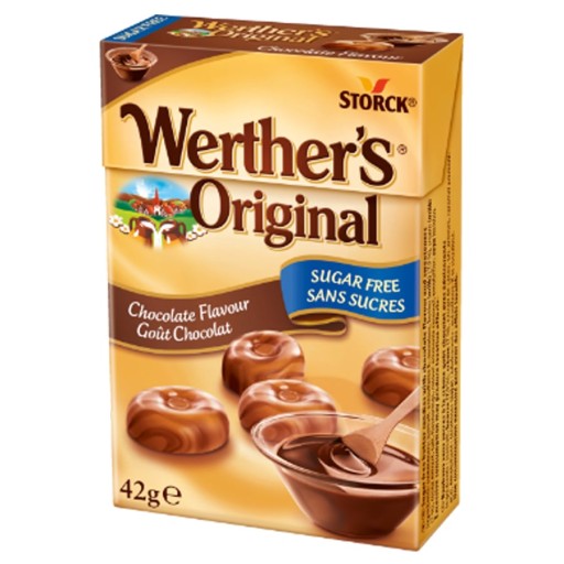 Werther's Original čokoládové bonbóny bez cukru