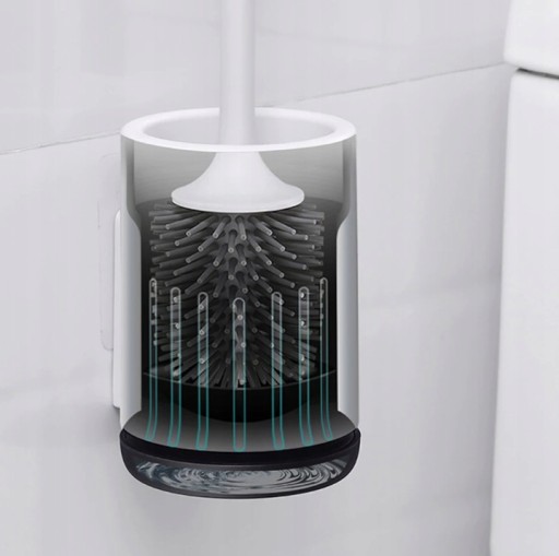 SILIKÓNOVÁ WC KEFA DO KÚPEĽNE WC