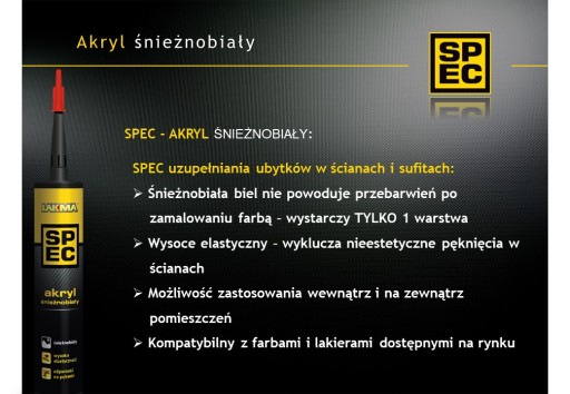LAKMA SPEC Akryl na drevené plechové podklady odolný snehovo biely 280 ml