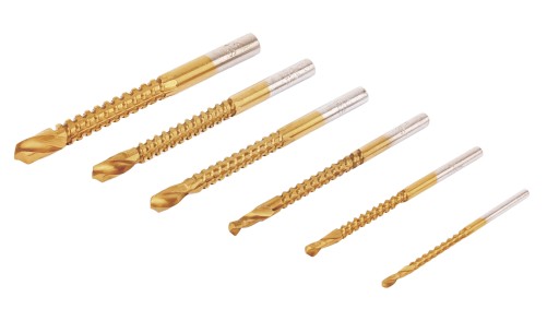 SADA FRÉZOVACÍCH VRTÁKOV NA KOV DREVO 3-8MM HSS FRÉZOVACÍ VRTÁK VRTÁK 6 KS