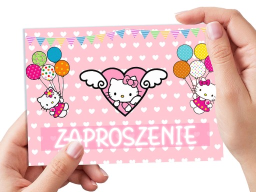 POZVÁNKA HELLO KITTY NA NARODENINY DIEŤAŤA + OBÁLKA ZDARMA