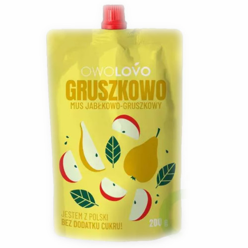 Ovocná pena z jablka a hrušiek 200g Owolovo