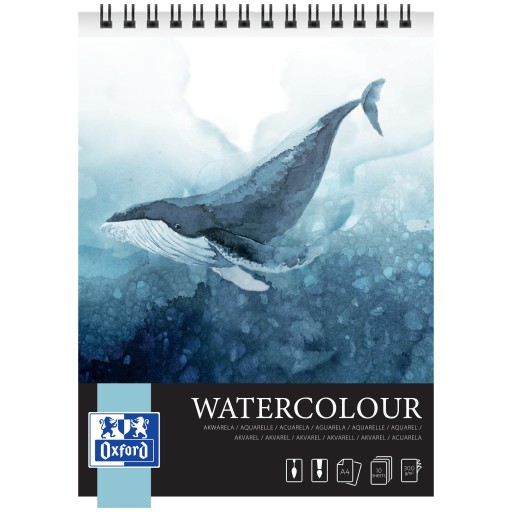 Maliarsky skicár WATERCOLOR BLOCK Oxford akvarelový papier 10k 300g