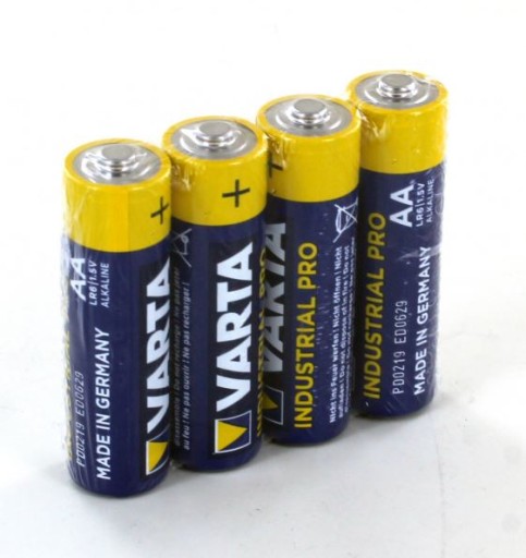 4x AA BATÉRIA LR06 VARTA Industrial Pro Set