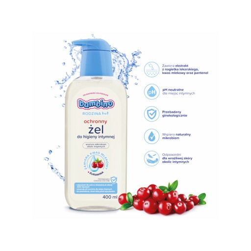 Bambino Family ochranný gél na intímnu hygienu 400 ml