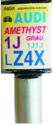 AUDI LZ4X 1J1J AMETHYSTGRAU LAK ŠKRABANÝ DOTYK