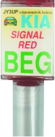 KIA BEG SIGNAL ČERVENÝ NÁTER NA ŠKRABINKY ARA